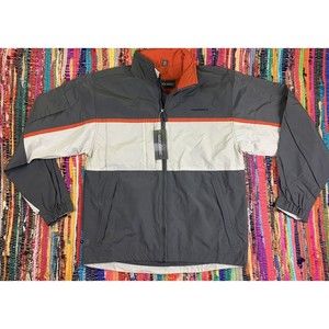 NWT Swingster Men's Windbreaker Jacket Coat Size S Small Lined Multicolor VTG